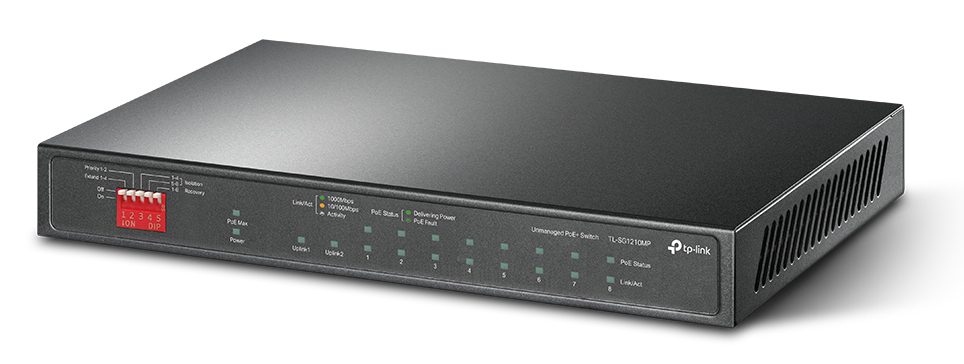 TP-LINK Desktop Switch TL-SG1210MP, 10-Port Gigabit, Ver 2.0 3 TP-LINK Desktop Switch TL-SG1210MP, 10-Port Gigabit, Ver 2.0
