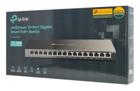 TP-LINK JetStream switch TL-SG2016P, 16-Port Gigabit, 8x PoE+, Ver. 1.0 3