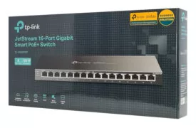 TP-LINK JetStream switch TL-SG2016P, 16-Port Gigabit, 8x PoE+, Ver. 1.0 3