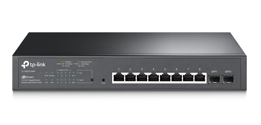 TP-LINK JetStream switch TL-SG2210MP, 10-Port Gigabit, 8x PoE+, Ver. 4.0 3 TP-LINK JetStream switch TL-SG2210MP, 10-Port Gigabit, 8x PoE+, Ver. 4.0