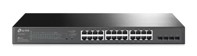TP-LINK JetStream smart switch TL-SG2428P, 24-Port PoE+, 4x SFP, Ver 4.0 1