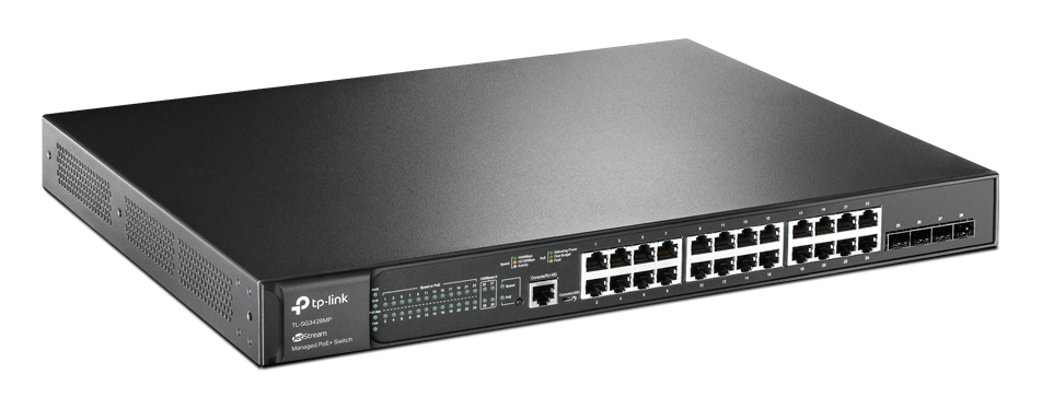 TP-LINK L2 Managed Switch TL-SG3428MP, 24x PoE+, 4x SFP, Ver. 5.2 3 TP-LINK L2 Managed Switch TL-SG3428MP, 24x PoE+, 4x SFP, Ver. 5.2