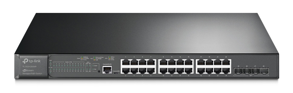 TP-LINK L2+ Managed Switch TL-SG3428XMP, 24x PoE+, 4x SFP+, Ver. 2.0 5 TP-LINK L2+ Managed Switch TL-SG3428XMP, 24x PoE+, 4x SFP+, Ver. 2.0 - Image 3