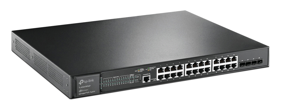 TP-LINK L2+ Managed Switch TL-SG3428XMP, 24x PoE+, 4x SFP+, Ver. 2.0 3 TP-LINK L2+ Managed Switch TL-SG3428XMP, 24x PoE+, 4x SFP+, Ver. 2.0