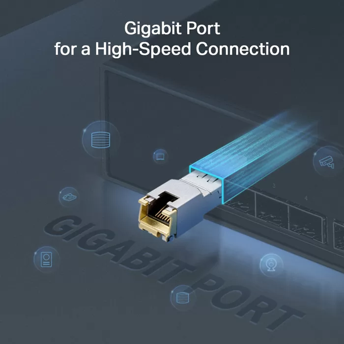 TP-LINK 1000BASE-T RJ45 SFP Module TL-SM331T, έως 100m, Ver. 1.0 4 TP-LINK 1000BASE-T RJ45 SFP Module TL-SM331T, έως 100m, Ver. 1.0 - Image 2