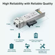 TP-LINK 10GBase-SR SFP+ LC Transceiver TL-SM5110-SR, έως 300m, Ver. 1.0 4