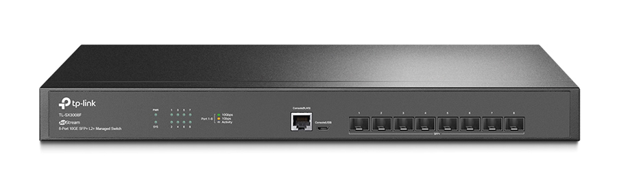 TP-LINK L2+ managed switch TL-SX3008F, 8-Ports 10Gbps SFP+, Ver. 1.0 3 TP-LINK L2+ managed switch TL-SX3008F, 8-Ports 10Gbps SFP+, Ver. 1.0