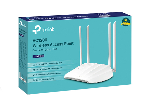 TP-LINK Wi-Fi access point TL-WA1201, Dual Band, Gigabit, PoE, λευκό 8 TP-LINK Wi-Fi access point TL-WA1201, Dual Band, Gigabit, PoE, λευκό - Image 6