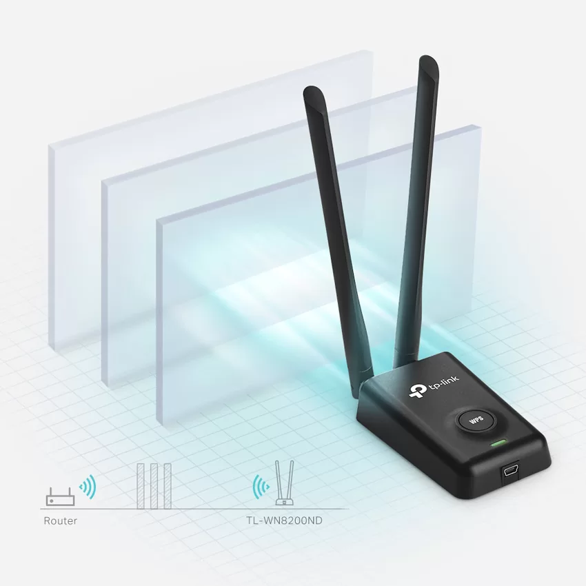 TP-LINK ασύρματος USB αντάπτορας δικτύου TL-WN8200ND, 300Mbps, Ver. 2.0 7 TP-LINK ασύρματος USB αντάπτορας δικτύου TL-WN8200ND, 300Mbps, Ver. 2.0 - Image 5