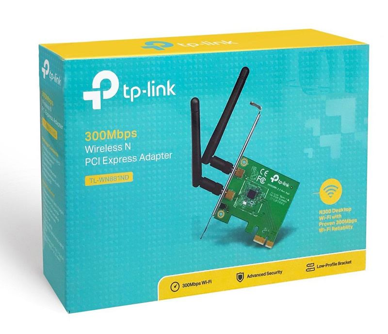 TP-LINK Ασύρματο N PCI Adapter TL-WN881ND, 300Mbps, WPA/WPA2, Ver. 1.0 7 TP-LINK Ασύρματο N PCI Adapter TL-WN881ND, 300Mbps, WPA/WPA2, Ver. 1.0 - Image 5