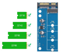POWERTECH Converter SATA 22pin σε M.2 SSD TOOL-0019, 2230/2242/2260/2280 6 POWERTECH Converter SATA 22pin σε M.2 SSD TOOL-0019, 2230/2242/2260/2280 2