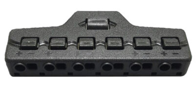 Splitter block TOOL-0095 για LED καλωδιοταινίες, 6-port, μαύρο 1