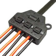 Splitter block TOOL-0096 για LED καλωδιοταινίες, 3-port, μαύρο 2