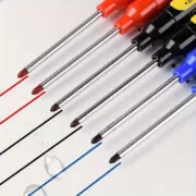 Ανεξίτηλος μαρκαδόρος σημαδέματος TOOL-0100 με μακριά μύτη, 45mm, κόκκινος, 2τμχ 3