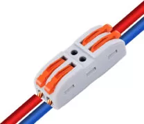 POWERTECH κλέμα σύνδεσης καλωδίων TOOL-0103, 2pin προς 2pin, 10τμχ 2