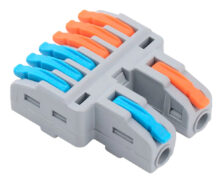 POWERTECH κλέμα σύνδεσης καλωδίων TOOL-0108, 6pin προς 2pin, 5τμχ
