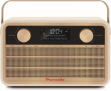 TechniSat Transita 120 – Φορητό Ψηφιακό Ραδιόφωνο DAB+/FM Retro με Μπαταρία 30 Ωρών (Μπεζ)