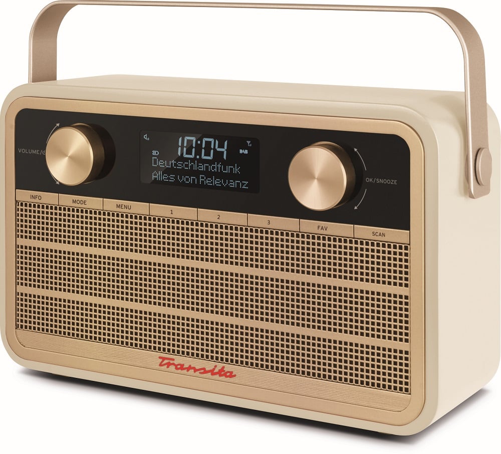 TechniSat Transita 120 – Φορητό Ψηφιακό Ραδιόφωνο DAB+/FM Retro με Μπαταρία 30 Ωρών (Μπεζ) 4 TechniSat Transita 120 – Φορητό Ψηφιακό Ραδιόφωνο DAB+/FM Retro με Μπαταρία 30 Ωρών (Μπεζ) - Image 2