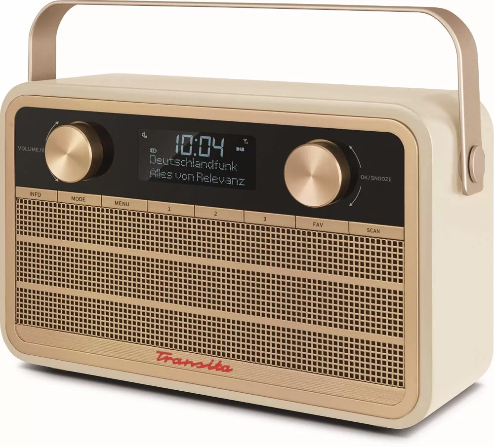 TechniSat Transita 120 – Φορητό Ψηφιακό Ραδιόφωνο DAB+/FM Retro με Μπαταρία 30 Ωρών (Μπεζ) 4 TechniSat Transita 120 – Φορητό Ψηφιακό Ραδιόφωνο DAB+/FM Retro με Μπαταρία 30 Ωρών (Μπεζ) - Image 2