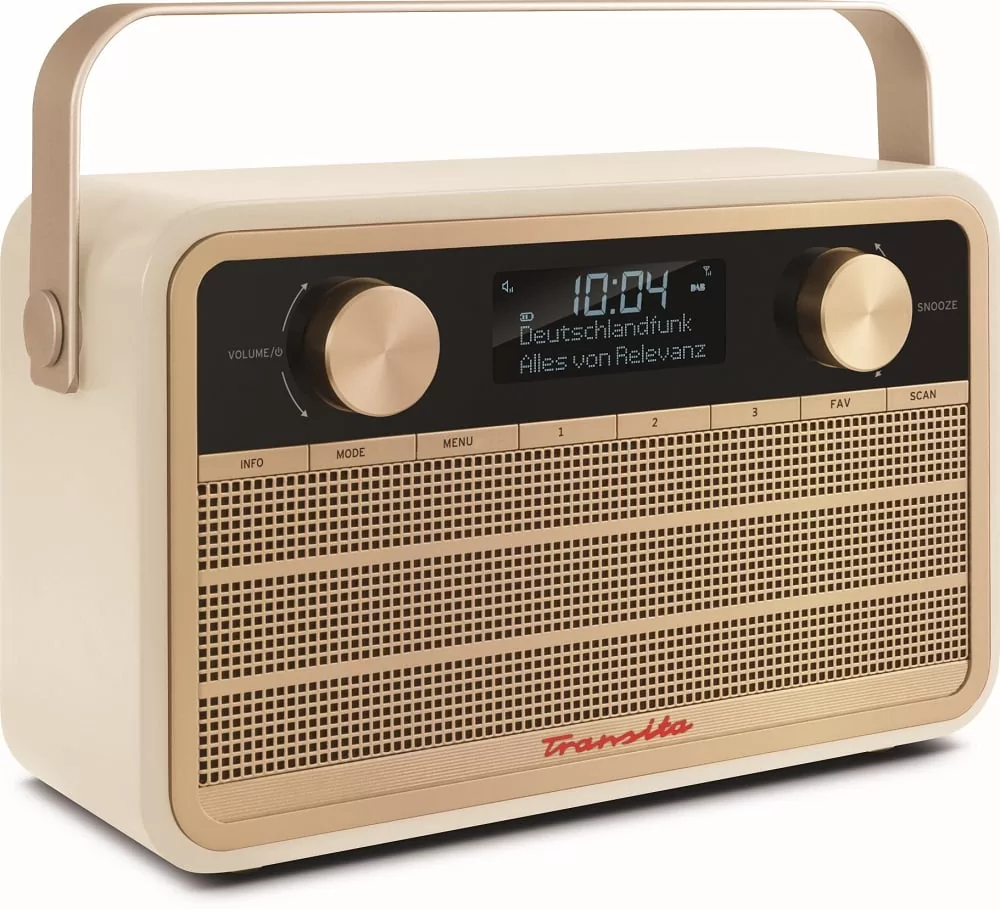 TechniSat Transita 120 – Φορητό Ψηφιακό Ραδιόφωνο DAB+/FM Retro με Μπαταρία 30 Ωρών (Μπεζ) 5 TechniSat Transita 120 – Φορητό Ψηφιακό Ραδιόφωνο DAB+/FM Retro με Μπαταρία 30 Ωρών (Μπεζ) - Image 3