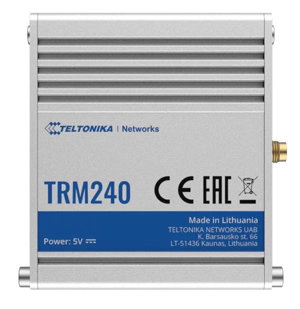 TELTONIKA Industrial cellular modem TRM240, LTE Cat 1, USB 4 TELTONIKA Industrial cellular modem TRM240, LTE Cat 1, USB - Image 2