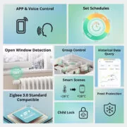 SONOFF smart θερμοστατική βαλβίδα για καλοριφέρ TRVZB, ZigBee, M30x1.5, 48x76mm, 6-28°C 8
