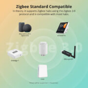 SONOFF smart θερμοστατική βαλβίδα για καλοριφέρ TRVZB, ZigBee, M30x1.5, 48x76mm, 6-28°C 9