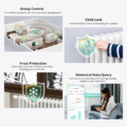 SONOFF smart θερμοστατική βαλβίδα για καλοριφέρ TRVZB, ZigBee, M30x1.5, 48x76mm, 6-28°C 14