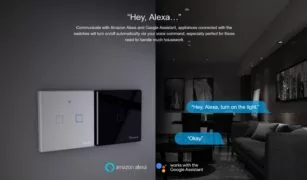 SONOFF smart διακόπτης ΤΧ-T2EU1C, αφής, Wi-Fi, μονός, λευκός 5