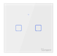 SONOFF smart διακόπτης ΤΧ-T2EU2C, αφής, Wi-Fi, διπλός, λευκός 2