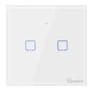 SONOFF smart διακόπτης ΤΧ-T2EU2C, αφής, Wi-Fi, διπλός, λευκός 2