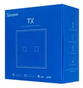SONOFF smart διακόπτης ΤΧ-T3EU2C, αφής, Wi-Fi, διπλός, μαύρος 6