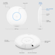 UBIQUITI Access Point UniFi U6 Pro, Wi-Fi 6, 5.300Mbps, 2.4/5GHz, PoE 11 UBIQUITI Access Point UniFi U6 Pro, Wi-Fi 6, 5.300Mbps, 2.4/5GHz, PoE 4
