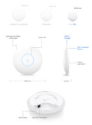 UBIQUITI Access Point UniFi U6+, WiFi 6, 3000Mbps, Dual band, PoE 10 UBIQUITI Access Point UniFi U6+, WiFi 6, 3000Mbps, Dual band, PoE 4
