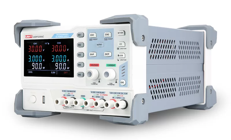 UNI-T DC τροφοδοτικό πάγκου UDP3305C, 3 κανάλια, 30V/5A, 315W 3 UNI-T DC τροφοδοτικό πάγκου UDP3305C, 3 κανάλια, 30V/5A, 315W