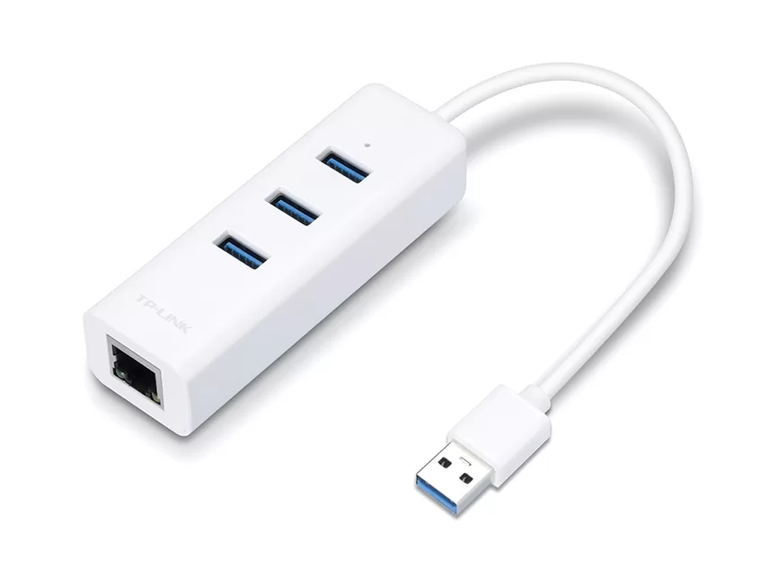TP-LINK USB Hub UE330 με θύρα δικτύου, 3 θυρών, USB σύνδεση, λευκό 3 TP-LINK USB Hub UE330 με θύρα δικτύου, 3 θυρών, USB σύνδεση, λευκό