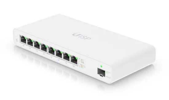 UBIQUITI Switch UISP, 8-Port Gigabit, 10/100/1000 Mbps, PoE 3 UBIQUITI Switch UISP, 8-Port Gigabit, 10/100/1000 Mbps, PoE