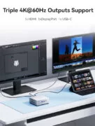 MINISFORUM mini PC UN100L, Intel CPU N100, 16/512GB SSD, Windows 11 Pro 8