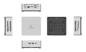 MINISFORUM mini PC UN100L, Intel CPU N100, 16/512GB SSD, Windows 11 Pro 10