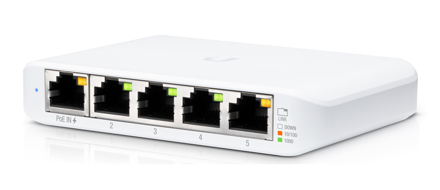 UBIQUITI UniFi Switch USW-Flex-Mini, 5-Port Gigabit, 10/100/1000 Mbps 3 UBIQUITI UniFi Switch USW-Flex-Mini, 5-Port Gigabit, 10/100/1000 Mbps