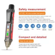 UNI-T ανιχνευτής τάσης ΑC UT12M-EU, 24V~1000V, IP67 4