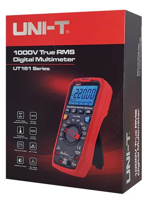 UNI-T ψηφιακό πολύμετρο UT161E, 1000V AC/DC, NCV, True RMS 5 UNI-T ψηφιακό πολύμετρο UT161E, 1000V AC/DC, NCV, True RMS - Image 3