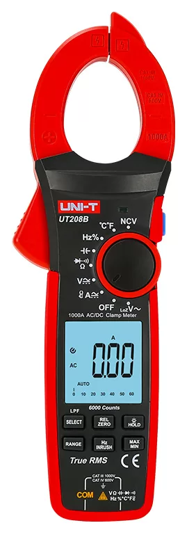 UNI-T πολύμετρο & αμπεροτσιμπίδα UT208B, 1000A AC/DC, NCV, True RMS 3 UNI-T πολύμετρο & αμπεροτσιμπίδα UT208B, 1000A AC/DC, NCV, True RMS