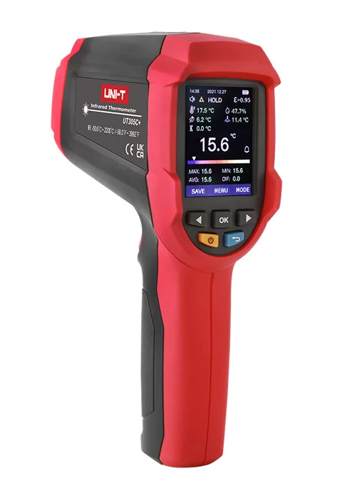 UNI-T θερμόμετρο υπερύθρων UT305C+ με αισθητήρα K, -50 °C έως 2200 °C 3 UNI-T θερμόμετρο υπερύθρων UT305C+ με αισθητήρα K, -50 °C έως 2200 °C