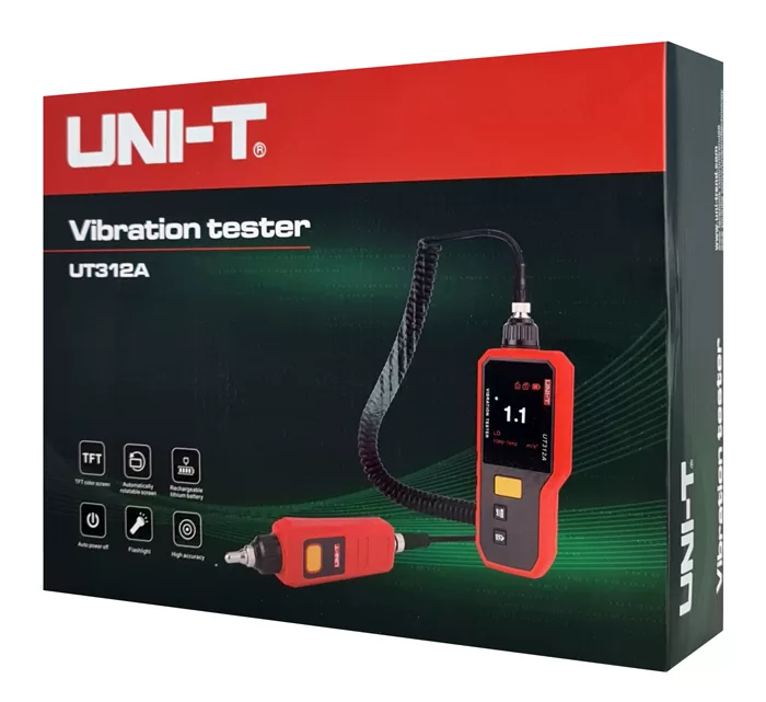 UNI-T tester κραδασμών UT312A, PEAK/RMS/P-P, 1350mAh 8 UNI-T tester κραδασμών UT312A, PEAK/RMS/P-P, 1350mAh - Image 6