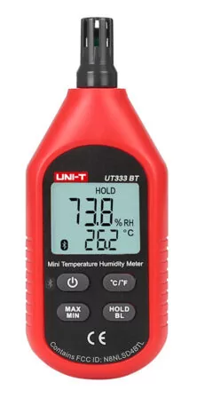 UNI-T ψηφιακό θερμόμετρο & υγρασιόμετρο UT333BT, Bluetooth