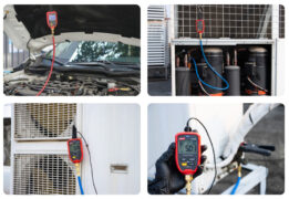UNI-T ασύρματο μανόμετρο πίεσης ψυκτικών UT336P KIT με δαγκάνα θερμοκρασίας 2