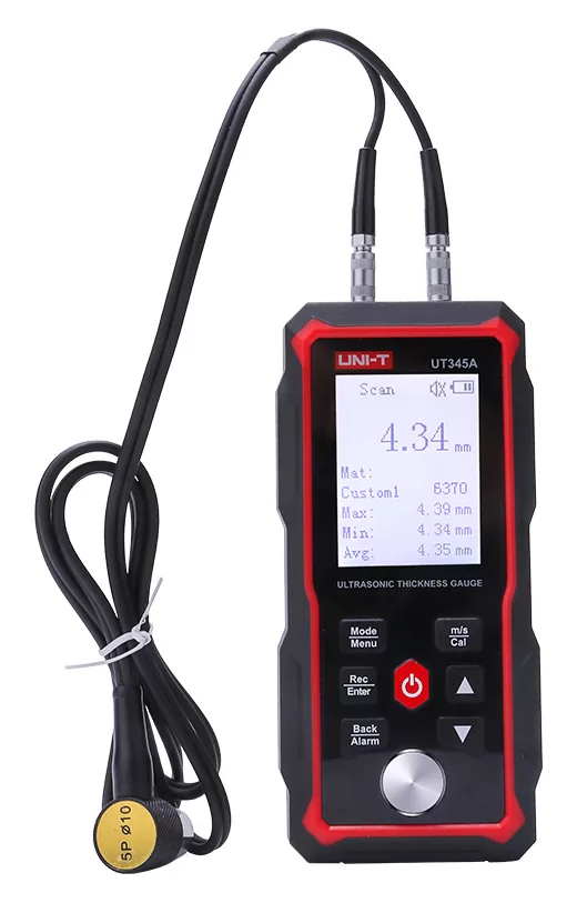 UNI-T ψηφιακός μετρητής πάχους υπερήχων UT345A, 2000mAh, mm/in 5 UNI-T ψηφιακός μετρητής πάχους υπερήχων UT345A, 2000mAh, mm/in - Image 3