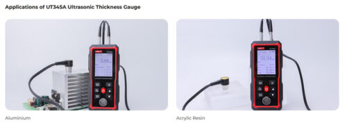 UNI-T ψηφιακός μετρητής πάχους υπερήχων UT345A, 2000mAh, mm/in 2