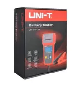 UNI-T tester μπαταρίας αυτοκινήτων UT675A με κροκοδειλάκια & εκτυπωτή 6